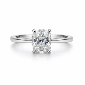 3.00 CT Moissanite Diamond Cushion Cut Ring
